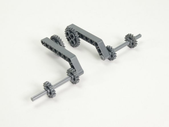 Build the second arm as a mirrored version of the first one.