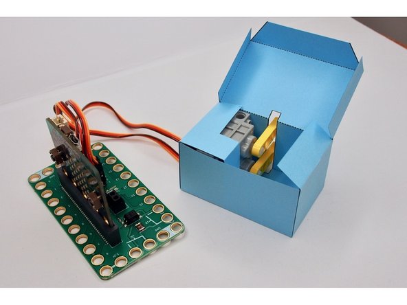 Fold the side in to close the body.