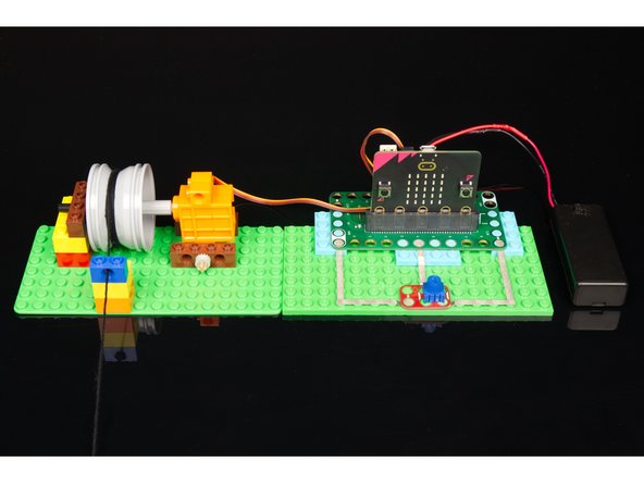 So far we've just made our winch go backwards and forwards, and we've seen where we can adjust the speed in the code, but let's try to adjust the speed with a potentiometer.