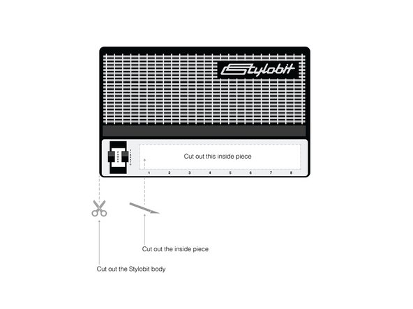 We’ve also provided a black and white version of the Stylobit in case you want to color or decorate it.