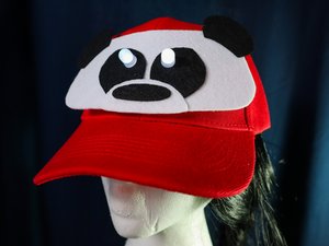 Light-Up Baseball Hats: Panda