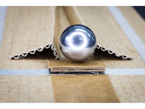 Run a piece of maker tape to the bridge and leave a gap before continuing.