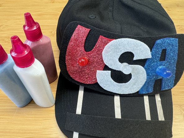 Glitter always looks great with LEDs, so we suggest decorating the hat with some glitter glue for some extra spirit!