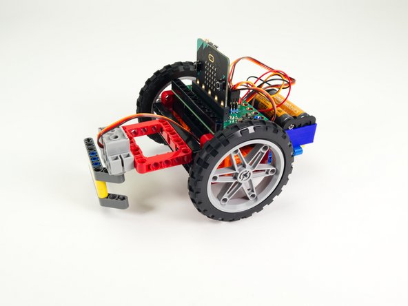 While we can center it when attaching it (like we did for the Gripper and the Lifter) it may work better to position it over to the side, since the Sweeper itself is offset to the opposite side. This helps center the Sweeper Arm more towards the center of the Rover.