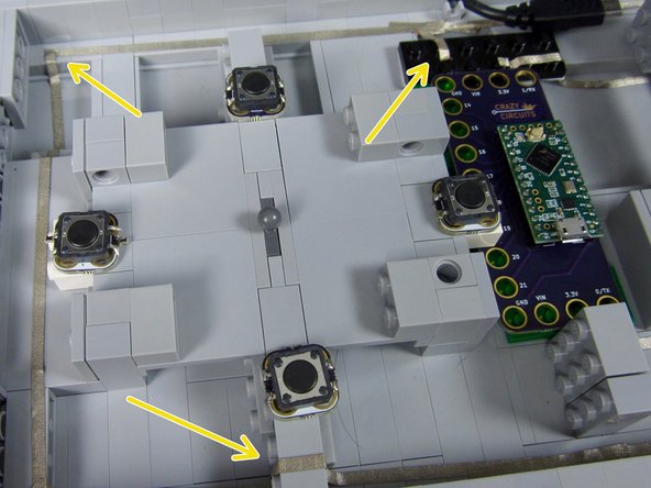 Make a Common Ground line from your Invention Board around your D Pad.