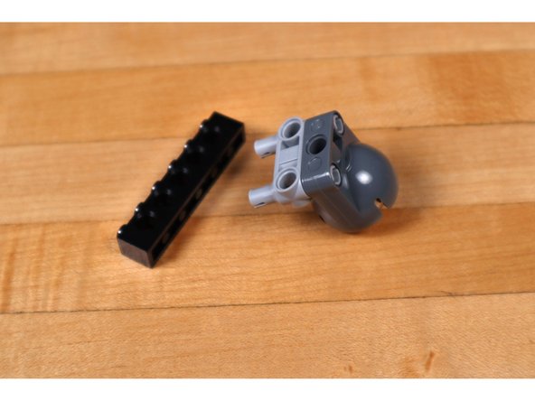 These are the parts we used for our caster wheel attachment: