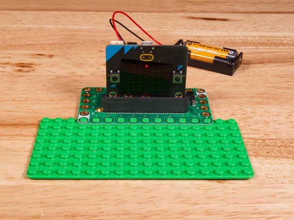 We're only going to connect a USB cable and use the built-in LED Matrix found on the front of the micro:bit
