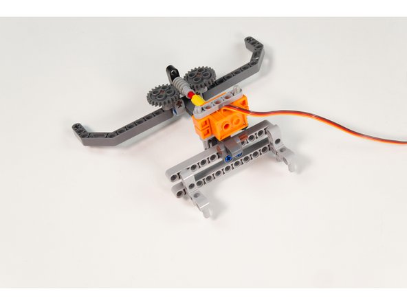 Note that the assembly will wobble, but once we place it on the Tank it will be secure.