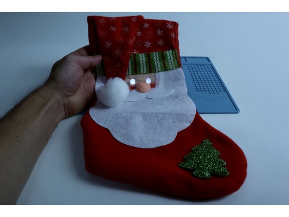 Turn your project right-side-out and use a black permanent marker to add some expressive pupils to the eyes (works best on projects with white LEDs)!