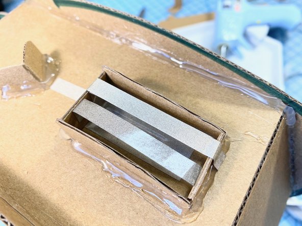 We added more Maker Tape to this taller slot and connected it to the respective pieces below. Luckily It worked just fine! (Whew!)