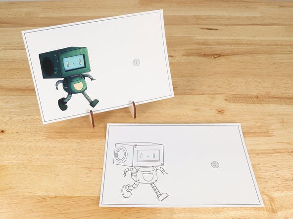 Print out the full-color card, or print out the black and white card and create your scene as desired. Let your imagination run wild! What is happening in this scene? What is illuminated?