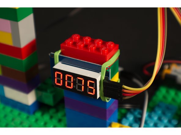 We want our 7 Segment Display mounted in such a way that we can easily see it and read the temperature.