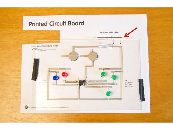 Remember the switch we made? It's time to add it to the circuit!