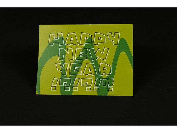 Give your card to someone or keep it for yourself. If you ever want to be reminded how terrible 2020 was, just display it and be sad. :(