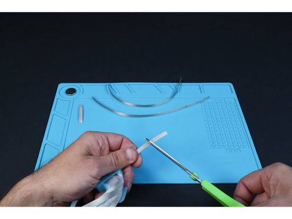 Use the circuit diagram to help you measure and cut the four Maker Tape segments involved in the circuit.