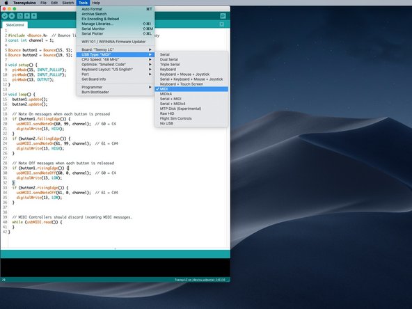 We've got a GitHub repository called SlideControl with the Arduino code you'll need.