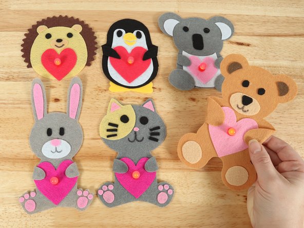 Check out our other Valentine's Day Animals! Make them all!