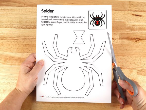 We have included a full color template as well as a black and white template. Print the one that works better for your printing needs.