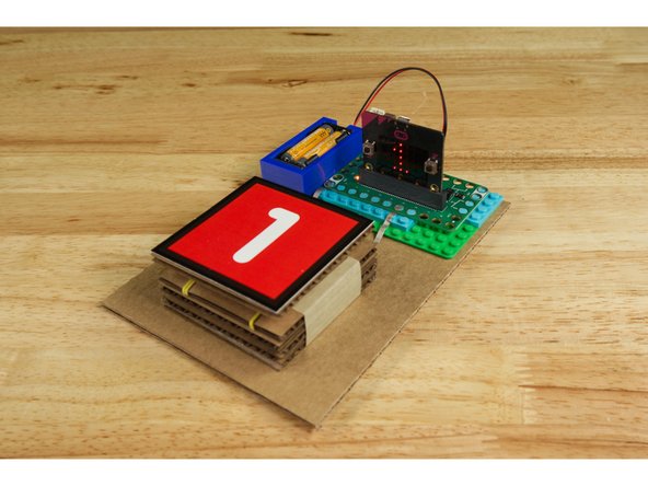 We stuck each Team Unit down to a piece of cardboard to make them a bit more portable. You could also build the whole thing onto a LEGO baseplate as well.