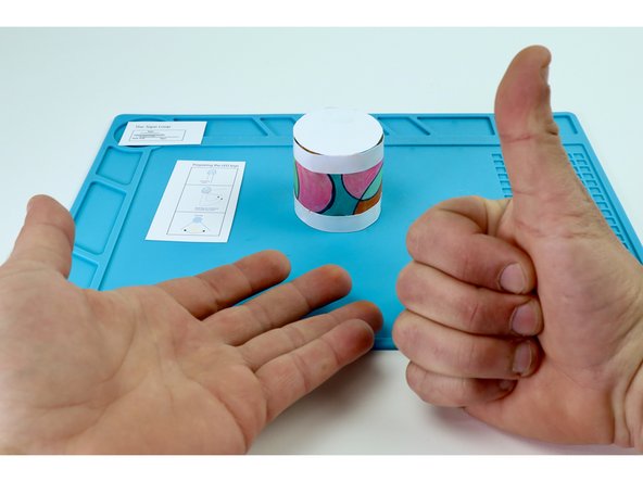 And you're done... Turn off the lights and enjoy your funky, backlit 3D creation!