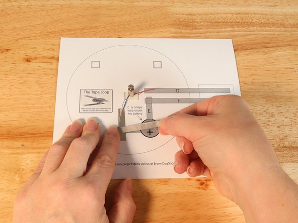 Using Maker Tape add Tape Path B. This path should overlap with Tape Path A.