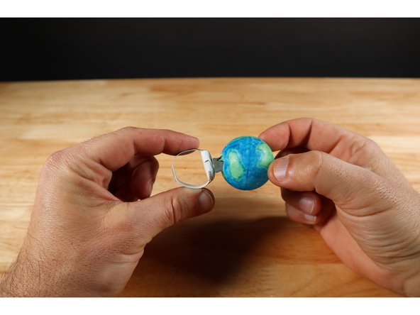 Press the completed topper over the LED on your ring and watch your design glow from inside!
