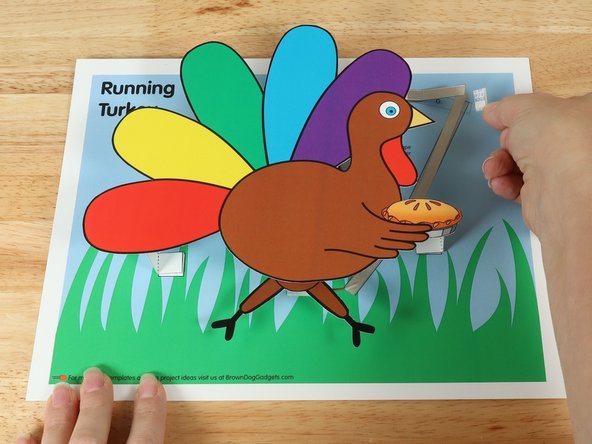 Choose which speech bubble you want to use. You can use the one that already has &quot;RUN!&quot; printed on it or create your own!