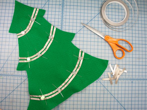 Place the LEDs along the path to decide where they will go.