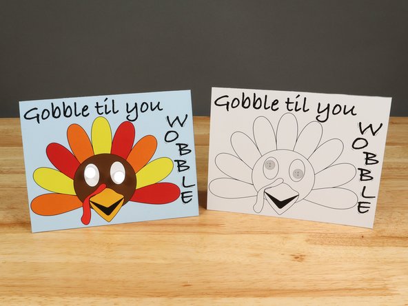 Gobble Til You Wobble Card