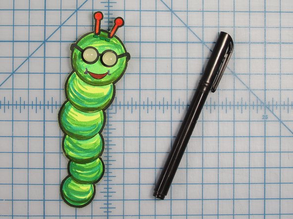 Use a permanent marker to draw eyeballs on top of the LEDs.