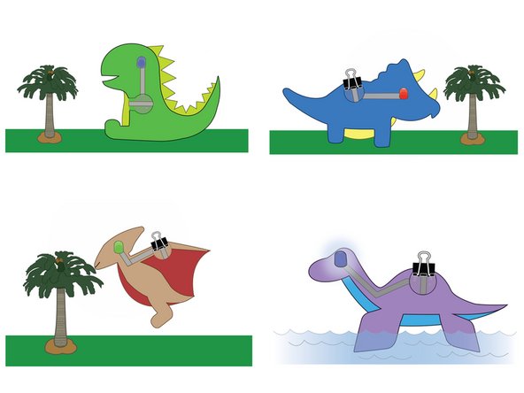 Check out our other Dino Friends; Triceratops, Pterodactyl, and Plesiosaurus.