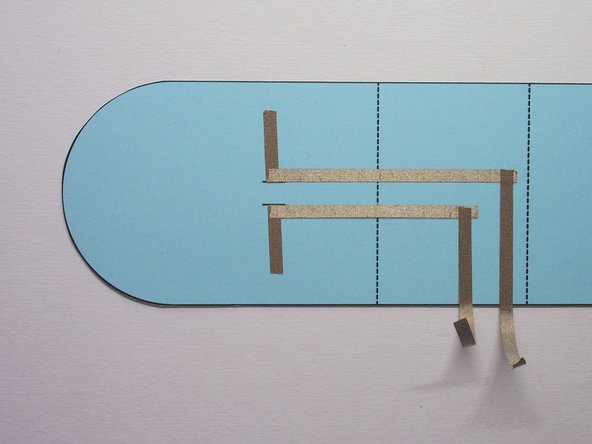 Add more Maker Tape following the paths on the template