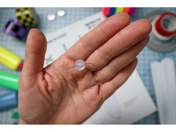 Add the LED(s) by folding the legs in half and attaching them with Maker Tape.