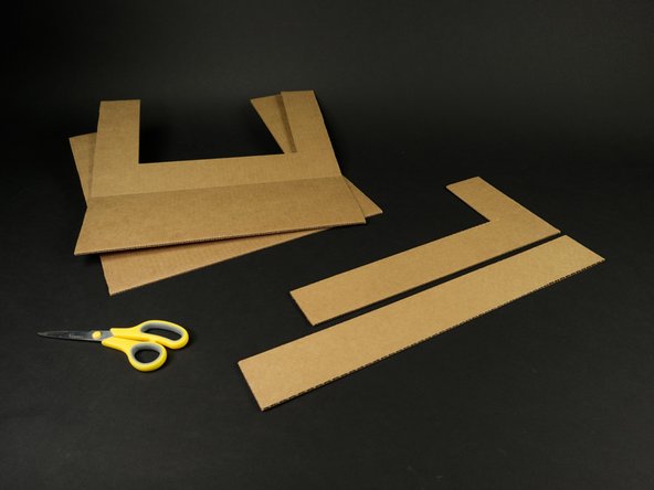 You'll also need to score and bend these pieces to form the base of the switch.