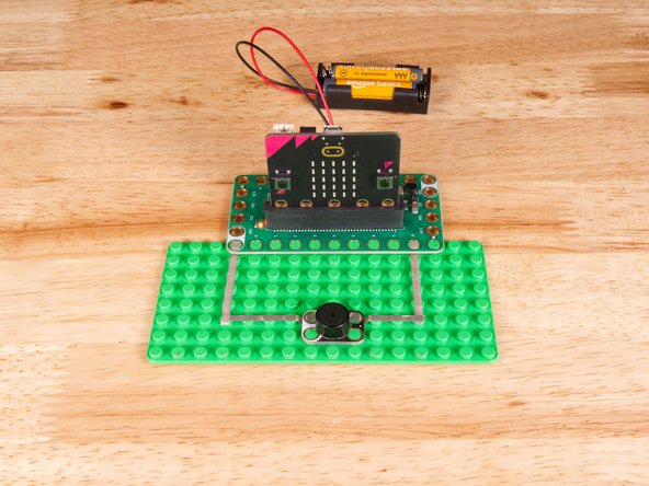 The Piezo will connect to Pin 8 and to Ground (GND).