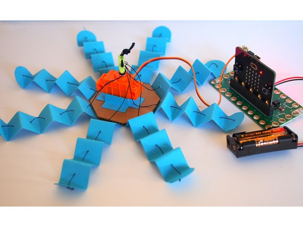 Connect the servo to the Bit Board at Servo Pin 1