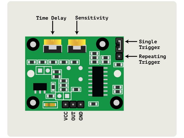 There are a few adjustments you can make to the sensor. These are detailed in the attached PDF file for this guide.