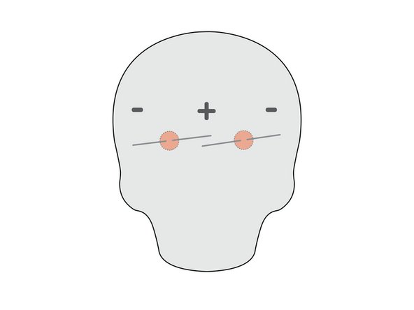 Turn your skull over and bend the LED legs flat against the paper.