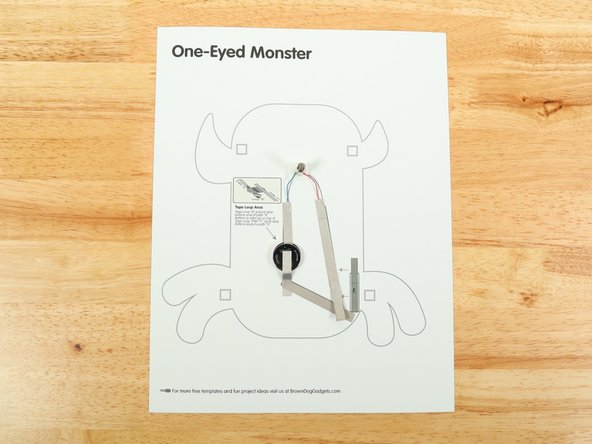 Add the paper switch to the end of Path E. so that the Maker Tape overlaps.