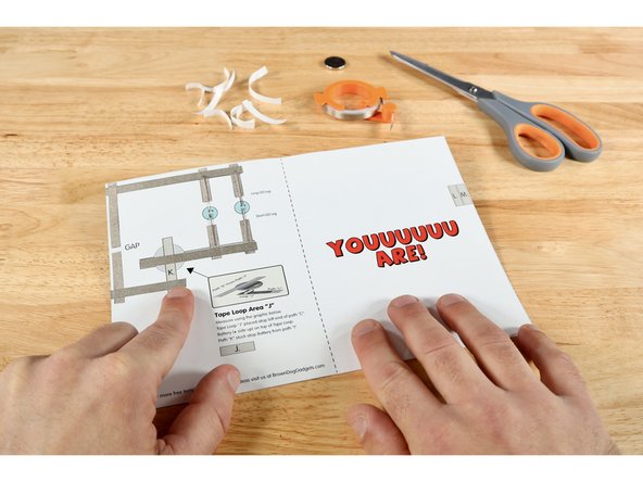 Measure, cut, peel, and stick Maker Tape paths in alphabetical order from "A-I" where shown on the diagram.