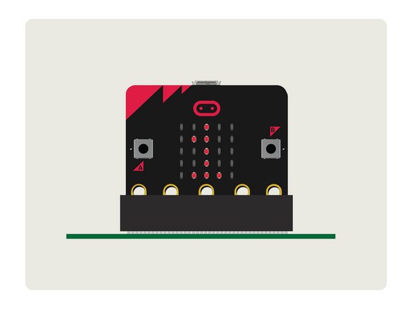The code will also display the corresponding number on the built-in LED matrix on the front of the micro:bit