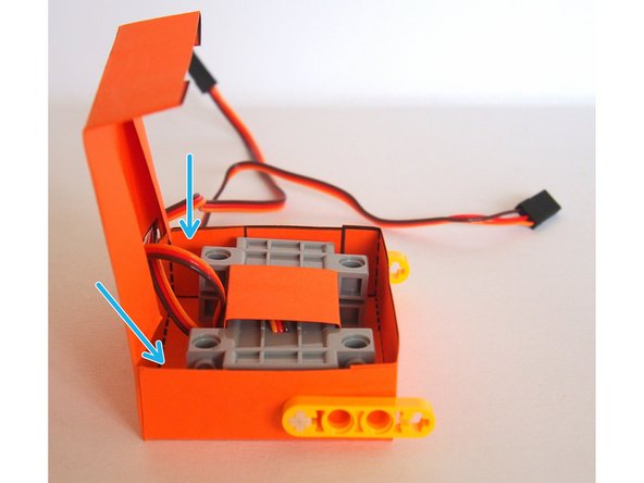 Fold and glue the middle tabs.