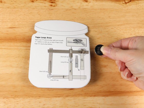 Once your Tape Loop is in place you can add the Battery to it.