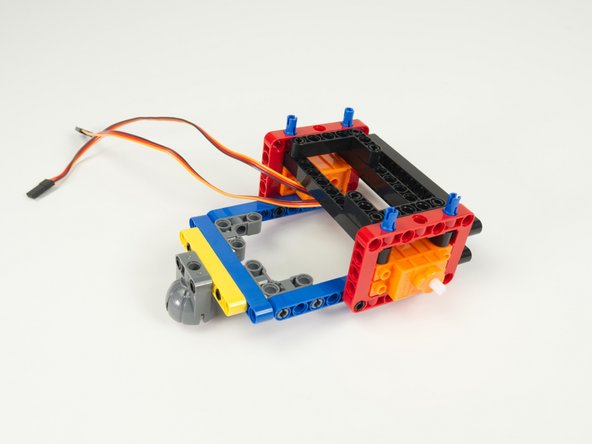 Remember to add the caster wheel upside down since our rover is currently upside down.