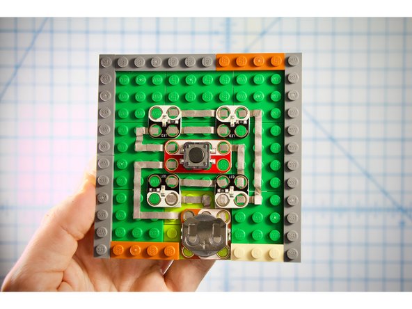 Add the Crazy Circuits components as shown.