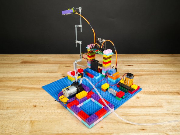 The building with LEGO is the main challenge with this project. Of course you don't have to exclusively build with LEGO.