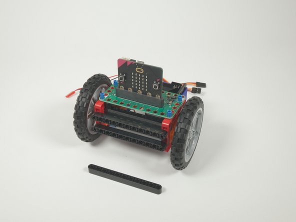 Make sure the front of the Bit Board (and front of the micro:bit) are facing forward on the rover.