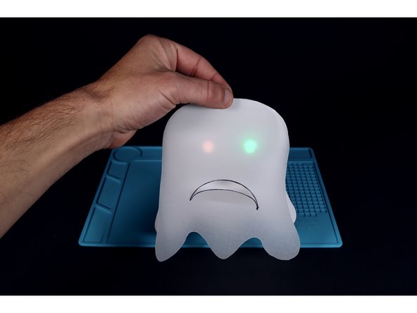 Boo-Ray! You just connected two LEDs in parallel to make this fun, spooky circuit!