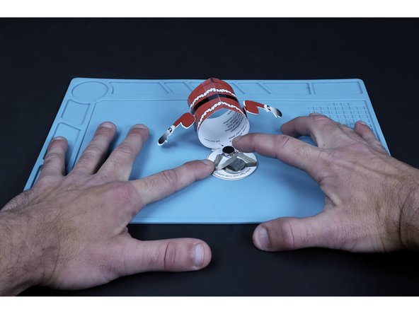 Press the final piece of Maker Tape into place as shown.  