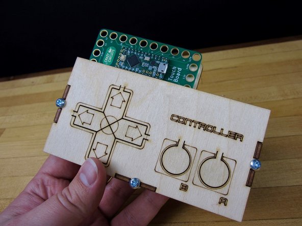 Slide in the green board.